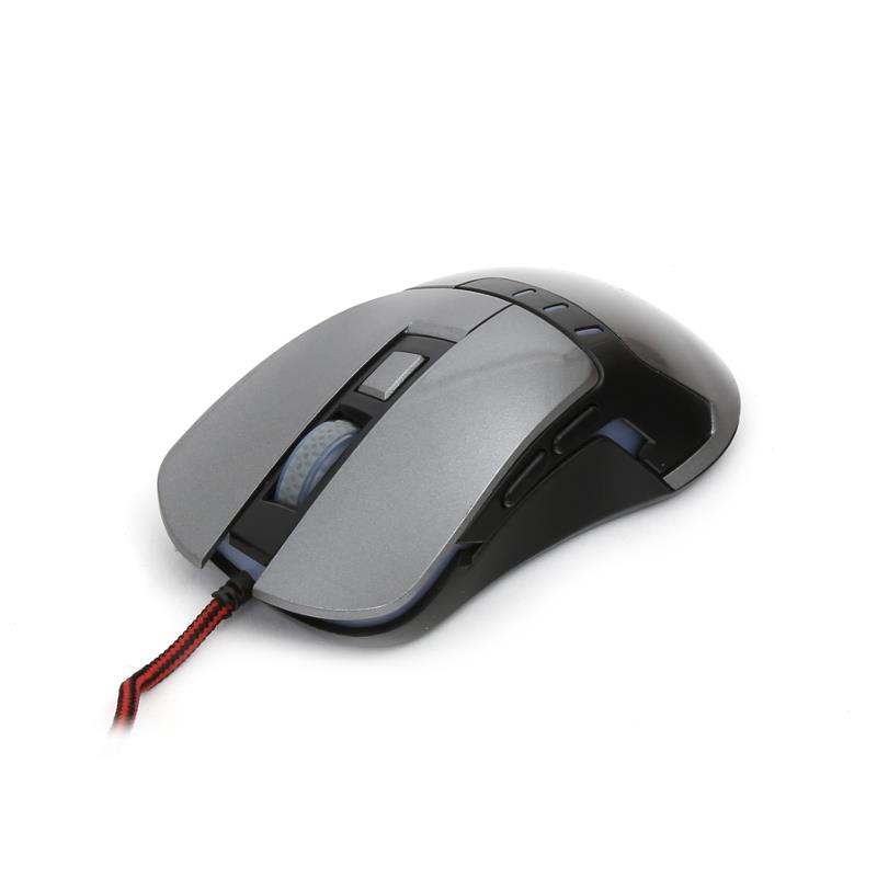 VARR OM-270 6 knops Gaming mouse 1200-1600-2400-3200DPI grijs