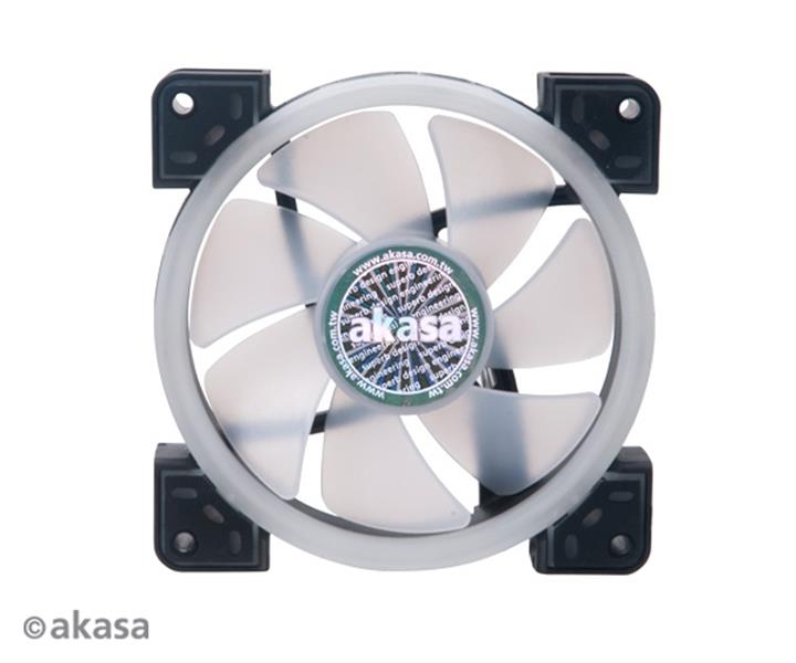 Akasa 12cm TWIN Loop Dual Sided Addressable RGB LED Fan Vegas TLX ASUS Aura MSI Mystic Light Sync Gigabyte Fusion ASRock Cert 