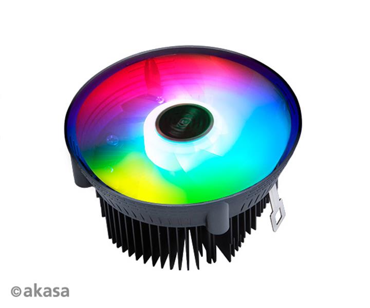 Akasa Vegas Chroma AM Addressable RGB Fan AMD CPU cooler Socket AM4 AM3 TDP 95 Watt 120 mm PWM fan 