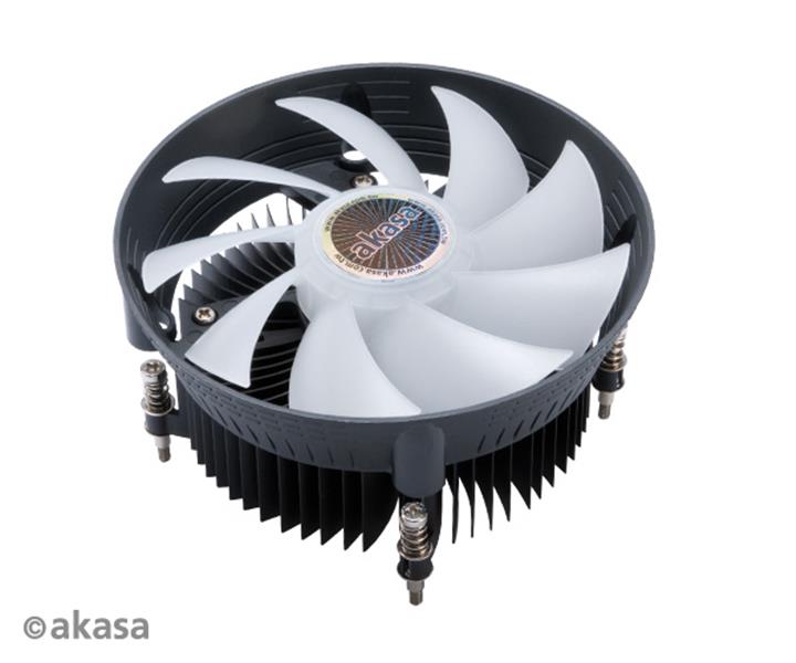 Akasa Vegas Chroma LG Addressable RGB Fan Intel CPU cooler Socket 115X TDP 95 Watt 120 mm PWM fan 