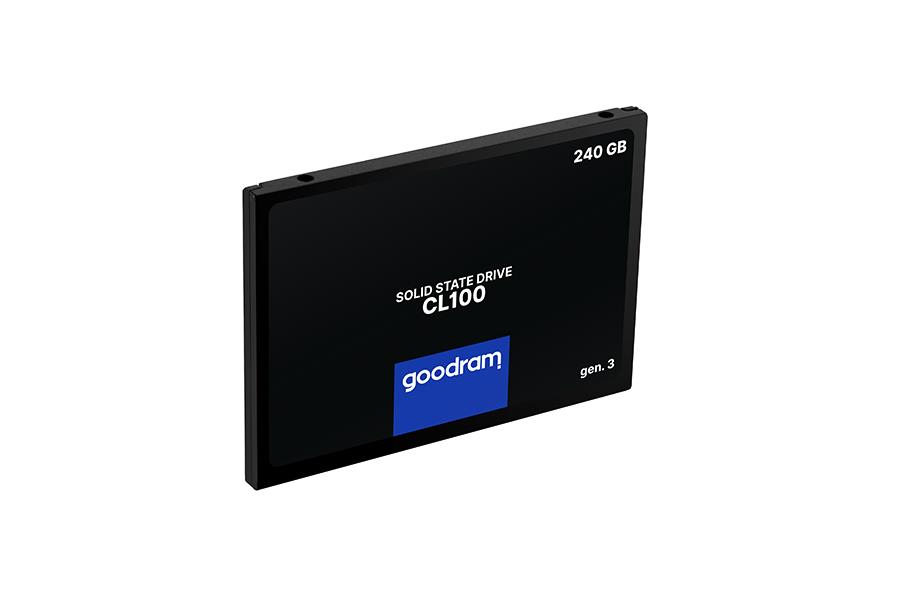 GOODRAM CL100 gen 3 SSD 2 5 240GB SATA III 3D TLC Retail 520 400 MB s