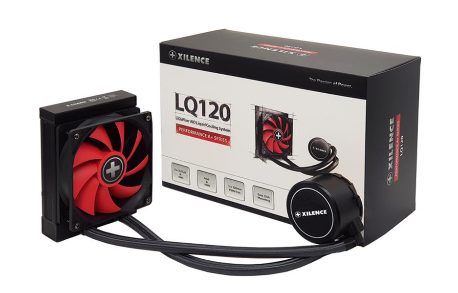 Xilence LiQuRizer Waterkoeling 120 LQ120 - 1x 120 mm Redwing Fan - LED lit Pump Head with white LED - TR4 AM4 FM2 FM2 FM1 AM3 AM3 AM2 AM2 LGA 2066 201