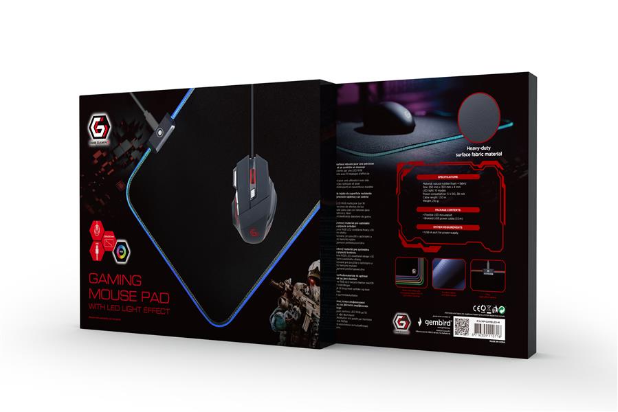 Gaming muismat met LED lichteffect