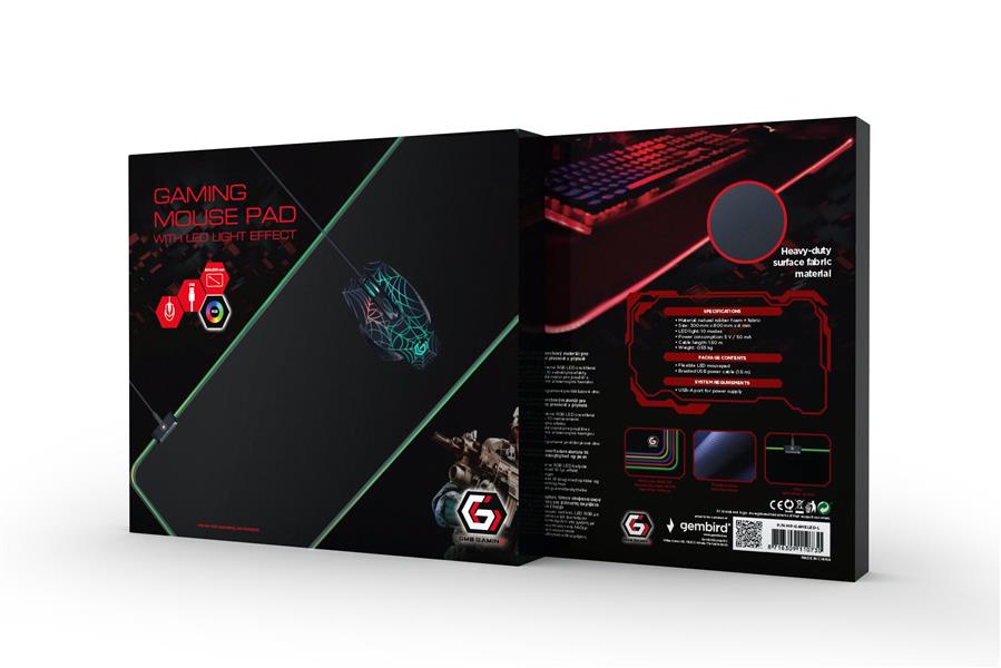 Gaming muismat met LED lichteffect