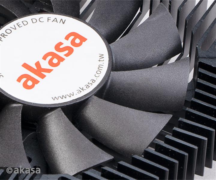 Akasa KS7 Intel LGA 1200 115X low profile CPU cooler 16mm height screws and backplate mounting 35W TDP