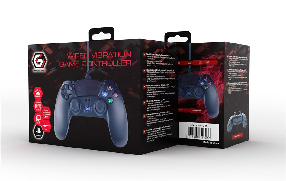 Bedrade game controller voor PlayStation 4 of PC