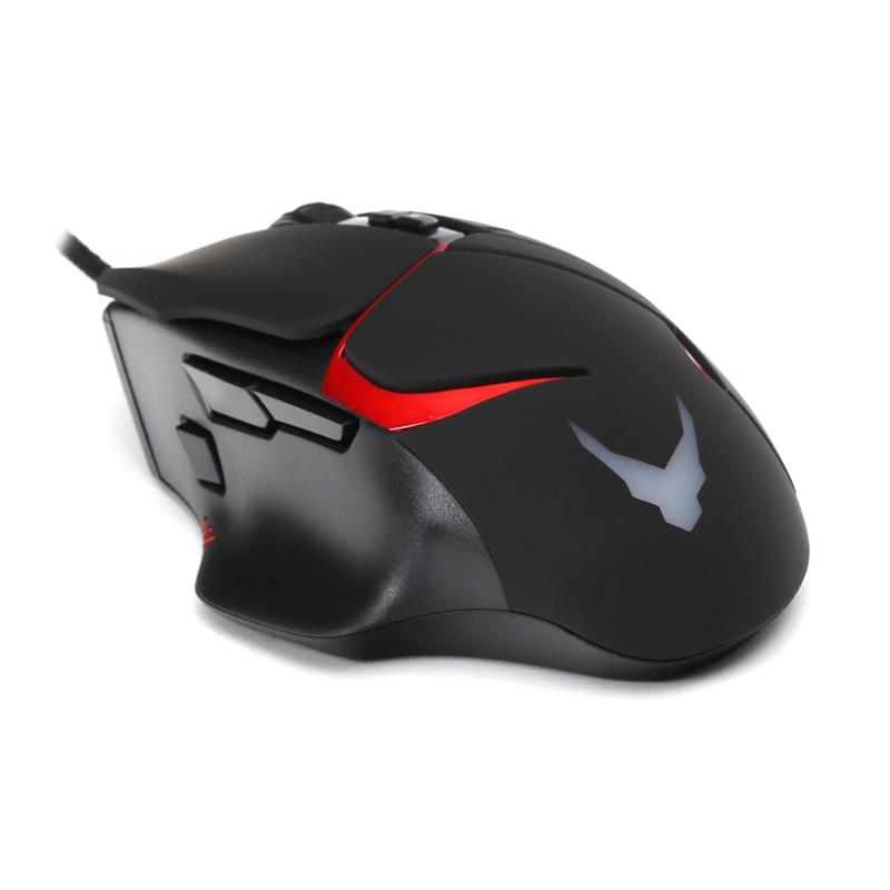 Varr Gaming mouse rechtshandig 1 7m braided USB kabel 1200-1600-2000-3200 dpi instelbaar 138gram