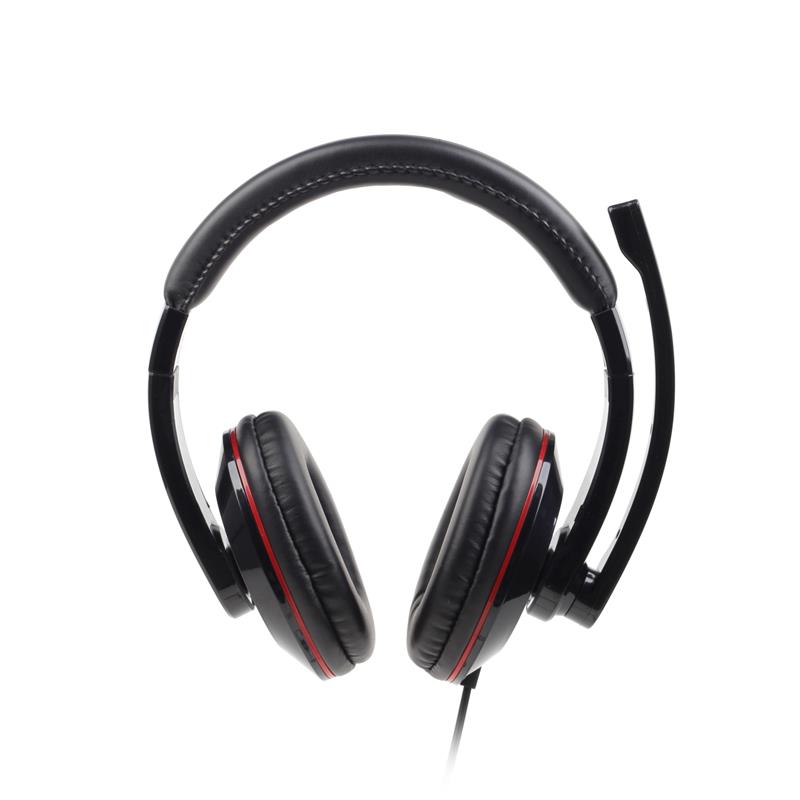 Headset Glossy Zwart USB