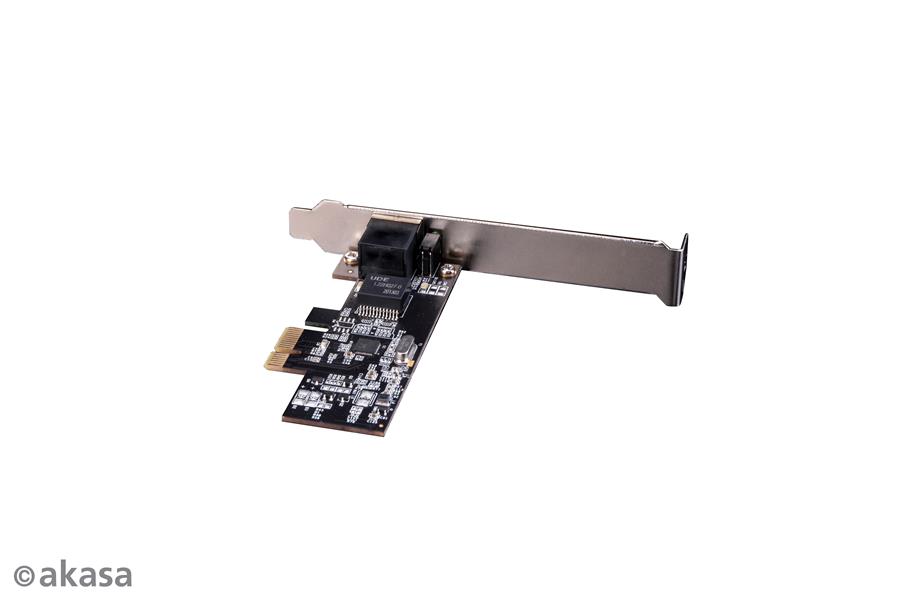 Akasa 2 5 Gigabit PCIe Network Card Realtek Chipset