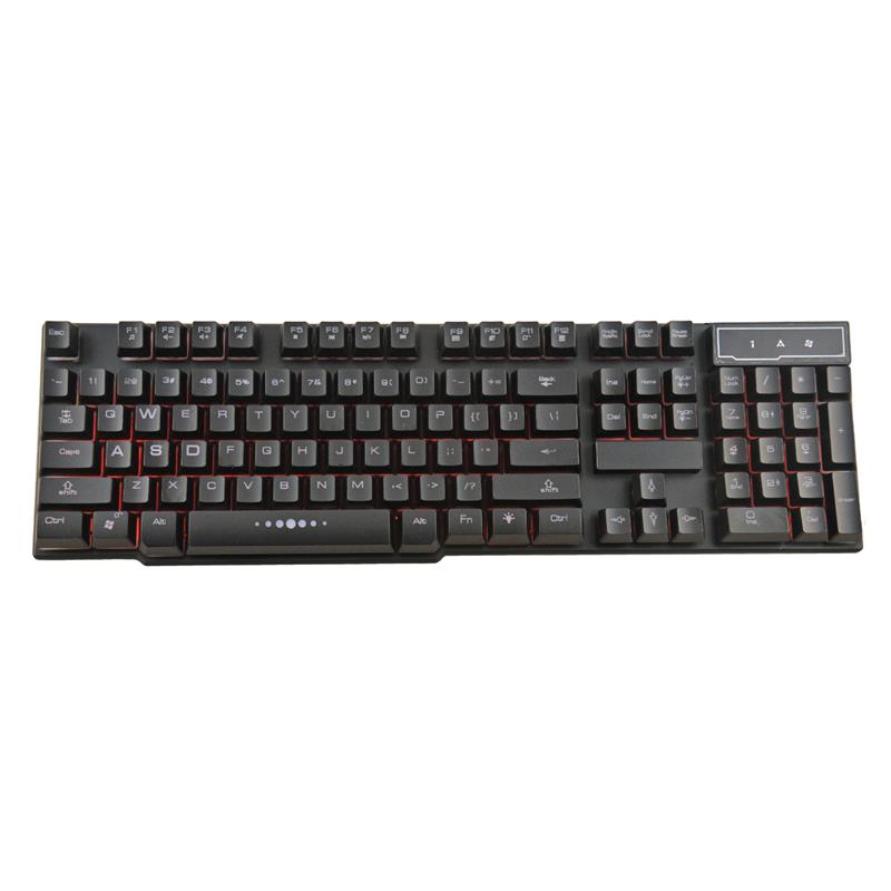 VARR 4IN1 gaming set RGB backlight keyboard 1200-1600 dpi mouse 3 5 mm USB Headset LED backlight 26x21 cm muismat