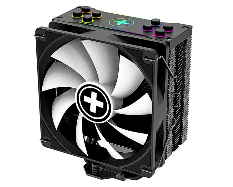 Xilence Performance A CPU koeler M704PRO ARGB Intel: 2066 2011 1200 115X 1700 : AMD: AM4 AM5 18 0 - 30 2 dBA 120 mm ARGB Fan 180 Watt TDP