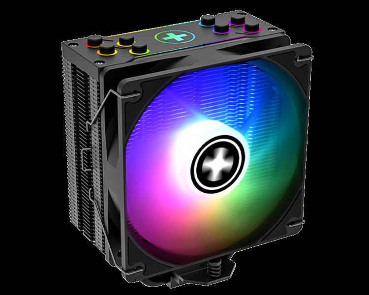 Xilence Performance A CPU koeler M704PRO ARGB Intel: 2066 2011 1200 115X 1700 : AMD: AM4 AM5 18 0 - 30 2 dBA 120 mm ARGB Fan 180 Watt TDP