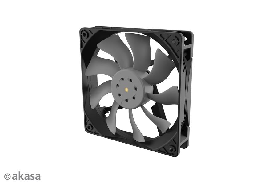 Akasa OTTO SF12 Airflow Optimised IP68 water resistant fan 4pin PWM 2000RPM 12cm