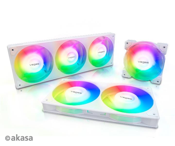 Akasa VEGAS A12 12cm ARGB fan Anti-Vibration