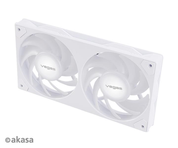 Akasa VEGAS A24 duo 12cm ARGB fan single frame Anti-Vibration