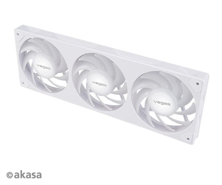 Akasa VEGAS A36 trio 12cm ARGB fan single frame Anti-Vibration