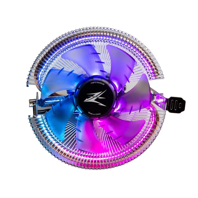 Zalman CNPS7600 RGB Low profile Flower Heat Sink CPU Cooler TDP 95W 92mm FAN pwm Processor Luchtkoeler 9,2 cm