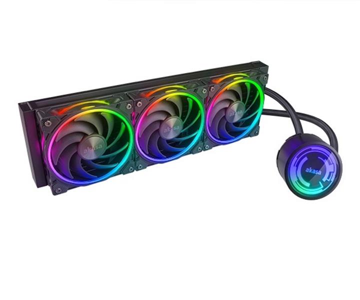 Akasa SOHO 360 Dusk Edition Triple radiator liquid CPU cooler ARGB LED Black