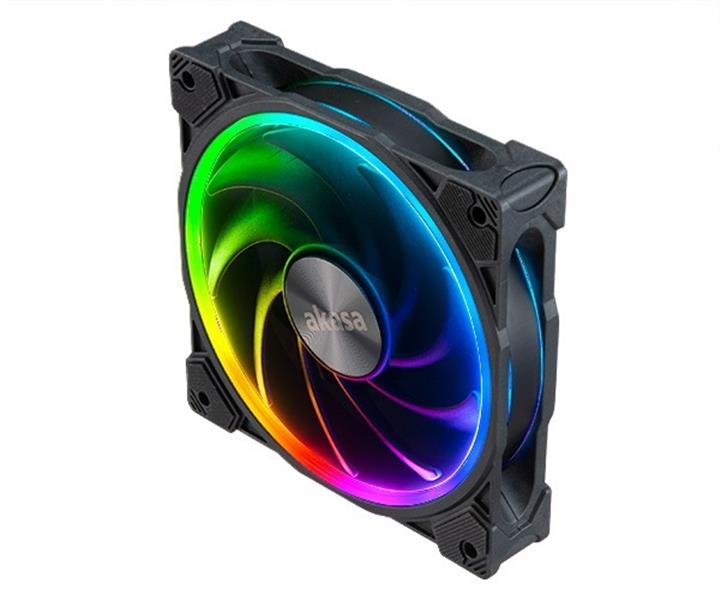 Akasa SOHO AR14 14cm ARGB PWM fan with advanced blade design