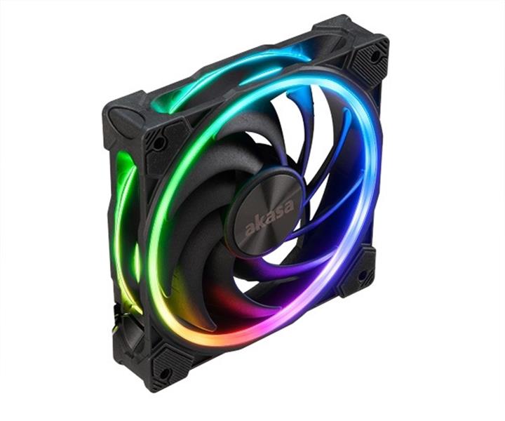 Akasa SOHO AR14 14cm ARGB PWM fan with advanced blade design