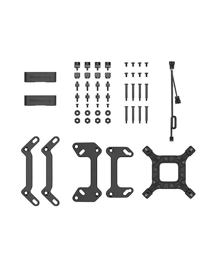 DeepCool LT520 Processor Alles-in-één vloeistofkoeler 12 cm Zwart 1 stuk(s)