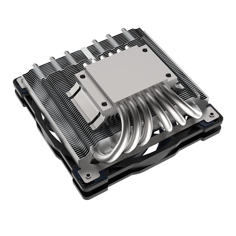 Akasa CPU cooler Alucia H6LS 6 Heatpipes Low-Profile CPU Cooler 57mm height LGA115x 1200 AM4