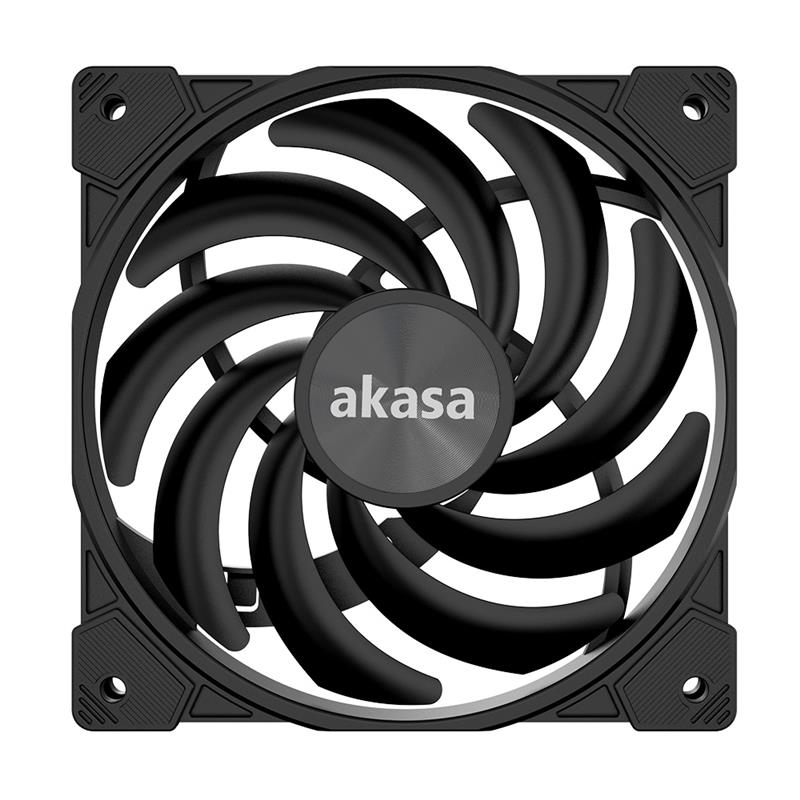 Akasa ALUCIA XS12 Premium slim 120mm fan Hadal Black