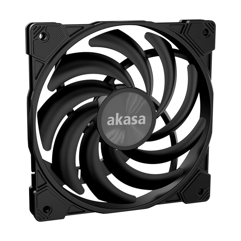 Akasa ALUCIA XS12 Premium slim 120mm fan Hadal Black