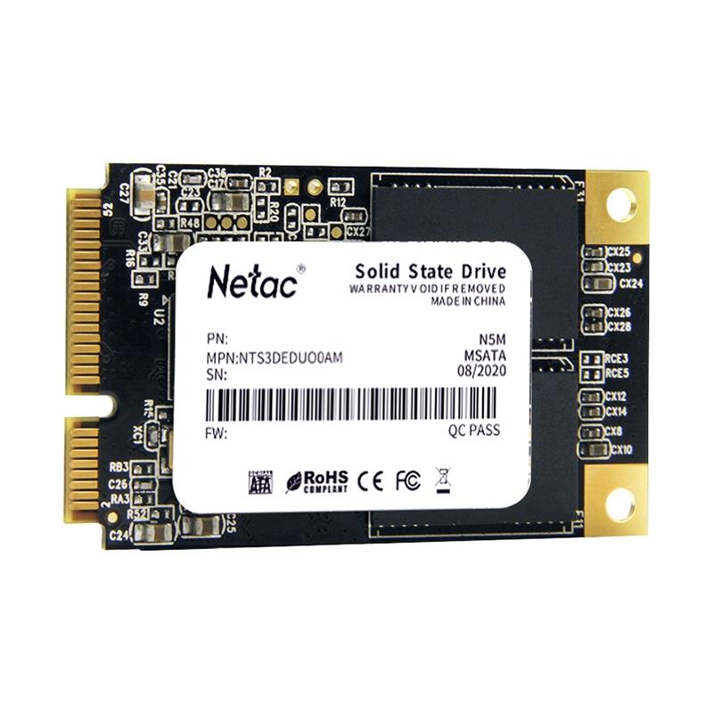 Netac N5M mSATA SATAIII 3D NAND SSD 256GB R W up to 540 490MB s