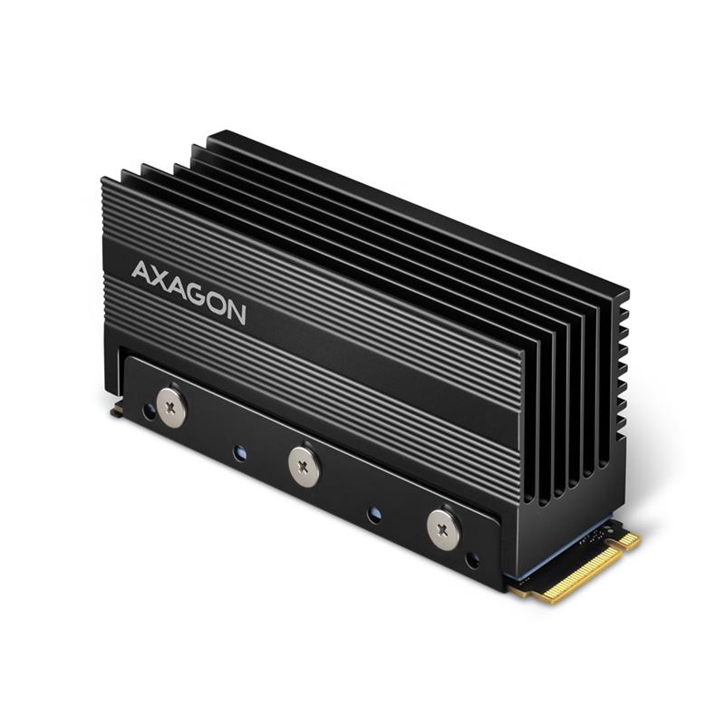 AXAGON ALU Heatsink for double-sided M 2 SSD height 36mm