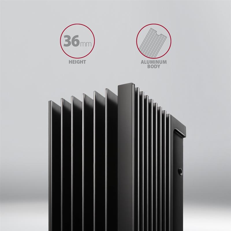 AXAGON ALU Heatsink for double-sided M 2 SSD height 36mm