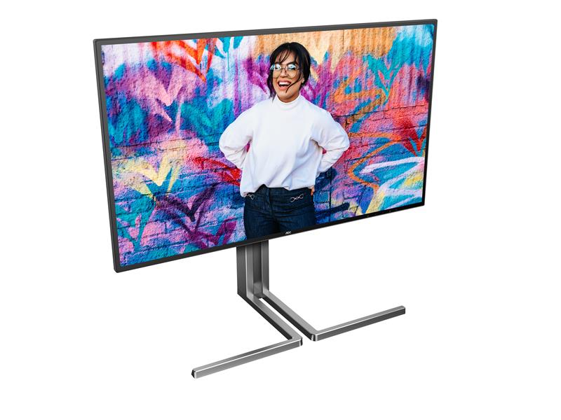 AOC U27U3CV computer monitor 68,6 cm (27"") 3840 x 2160 Pixels 4K Ultra HD LCD Zwart