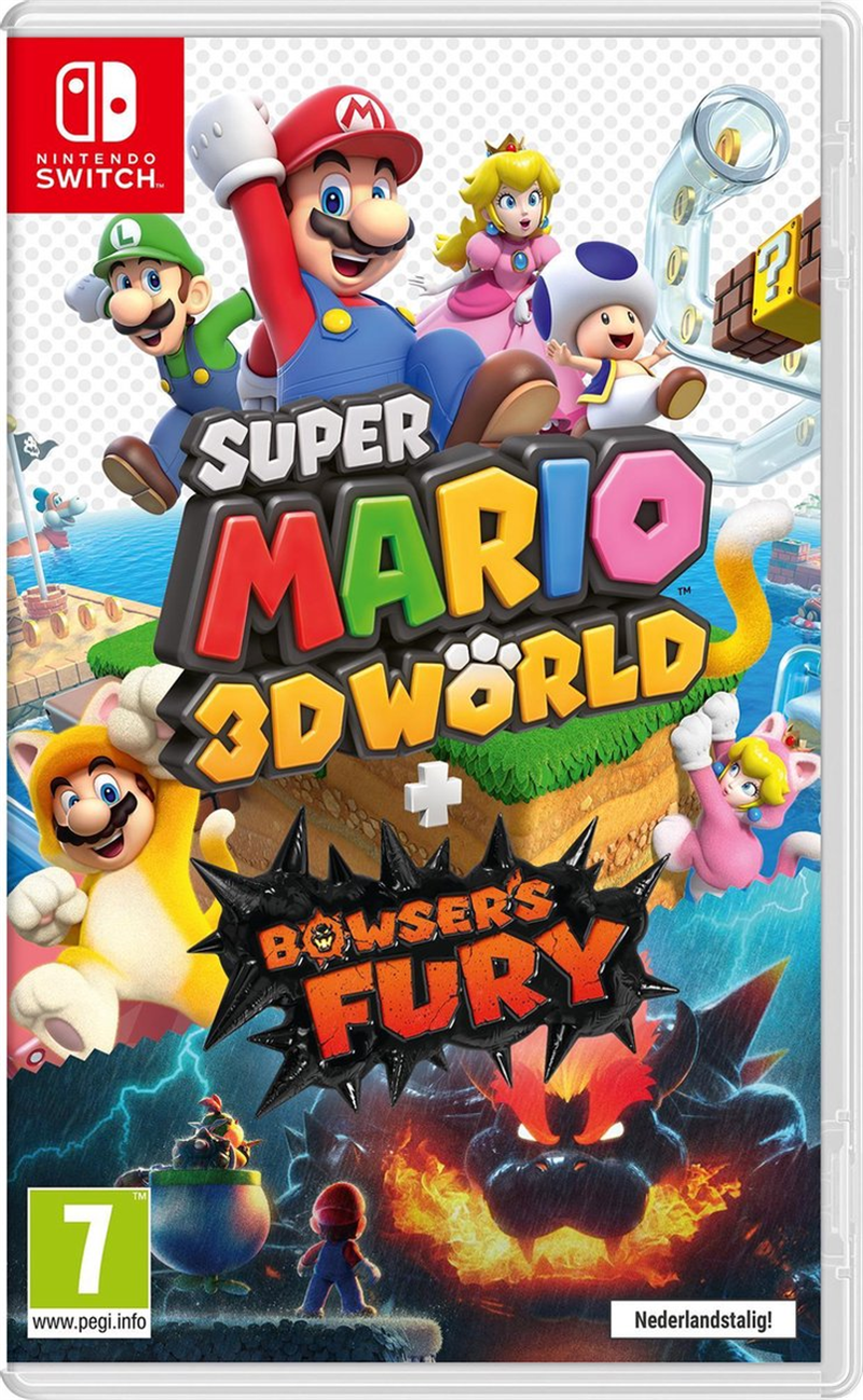 Nintendo Super Mario 3D World + Bowser’s Fury Standaard+Add-on Engels Nintendo Switch