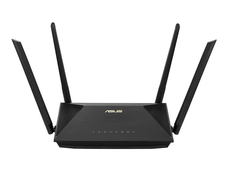 ASUS RT-AX53U draadloze router Gigabit Ethernet Dual-band (2.4 GHz / 5 GHz) 3G 4G Zwart