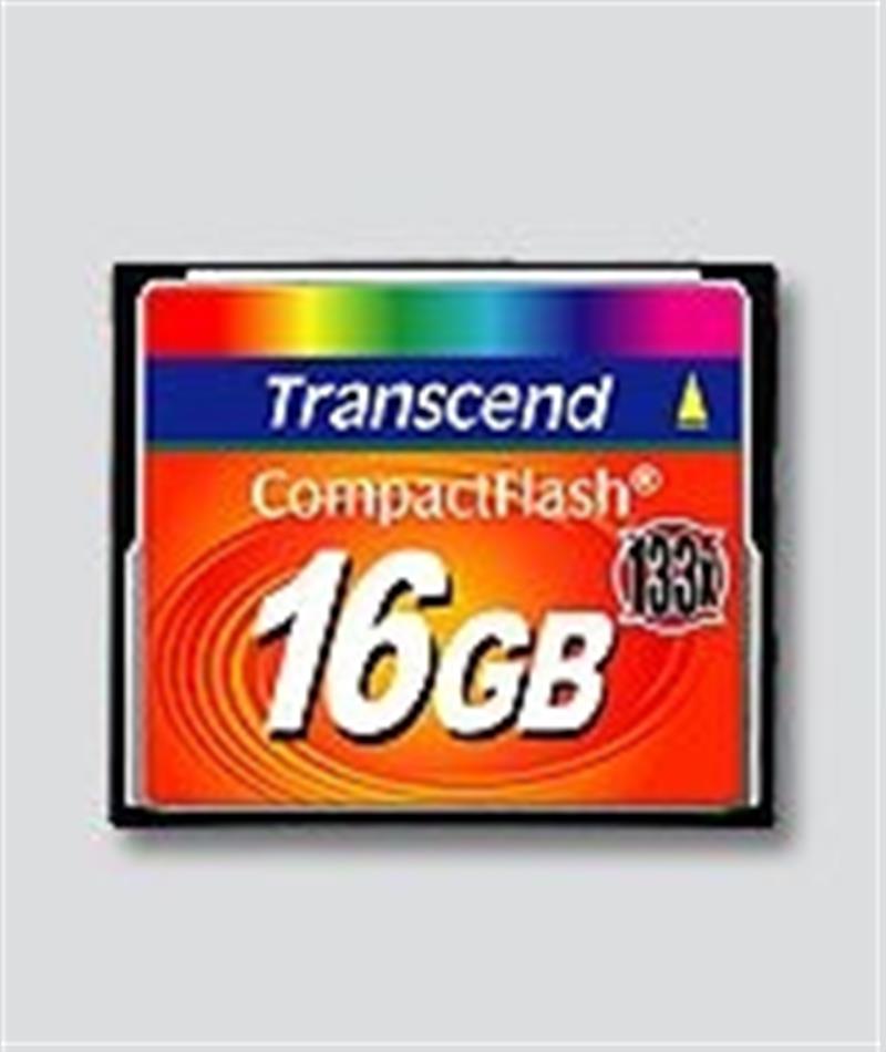 TRANSCEND Compact Flash 133x 8GB MLC 