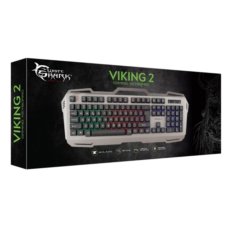 White Shark Metalen Gaming keyboard Viking 2 - GK-1624