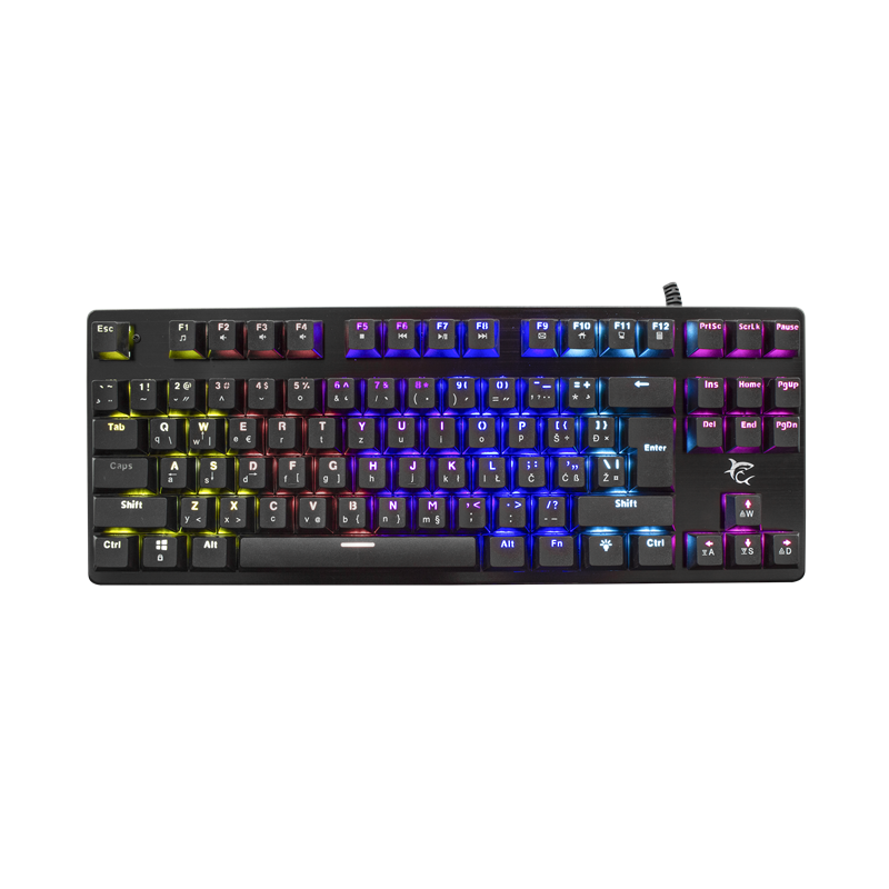 White Shark Spartan TKL mechanische gaming keyboard GK-1925 - blue switches -US layout