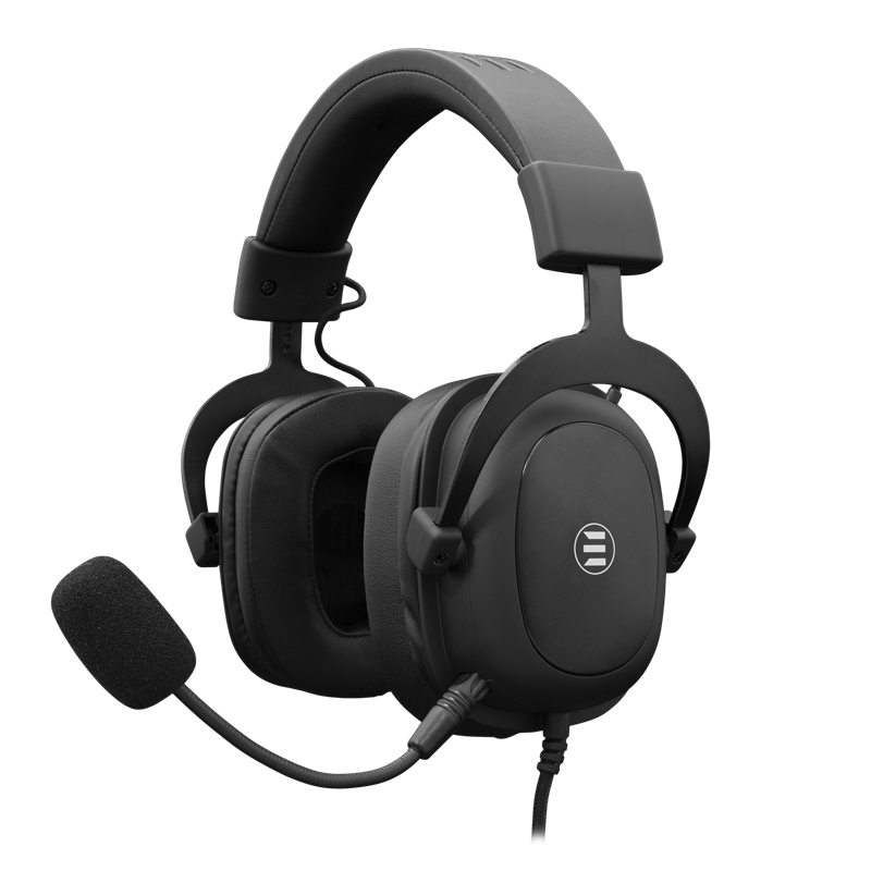eShark TAIKO ESL-HS4 PC en PS4 7.1. Surround sound Gaming Headset met USB aansluiting - Zwart
