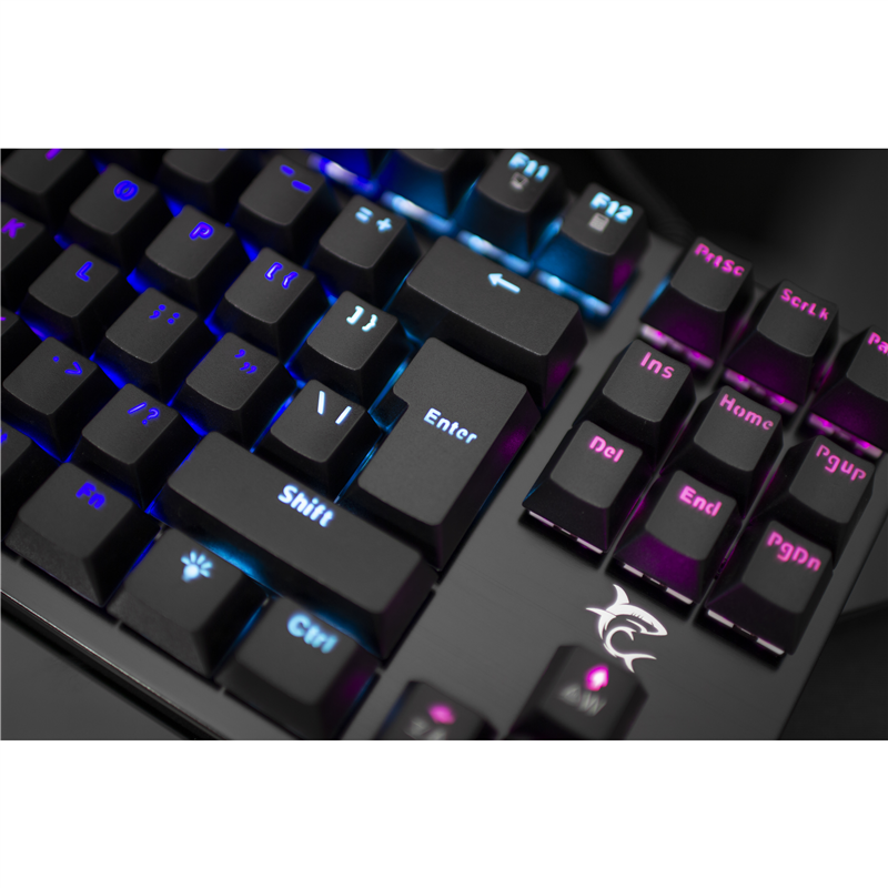 White Shark Spartan TKL mechanische gaming keyboard GK-2101 - Red switches -US layout