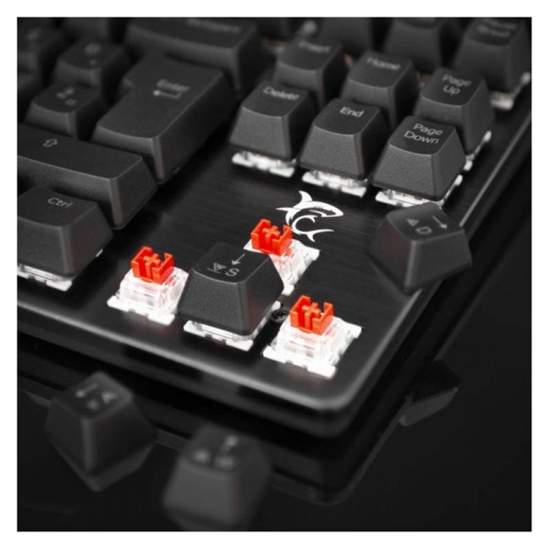 White Shark Spartan TKL mechanische gaming keyboard GK-2101 - Red switches -US layout