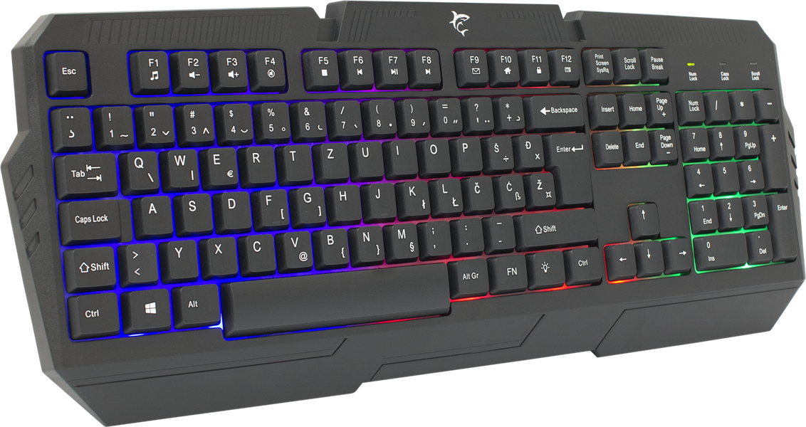 White Shark Dakota gaming keyboard met verlichting - US layout