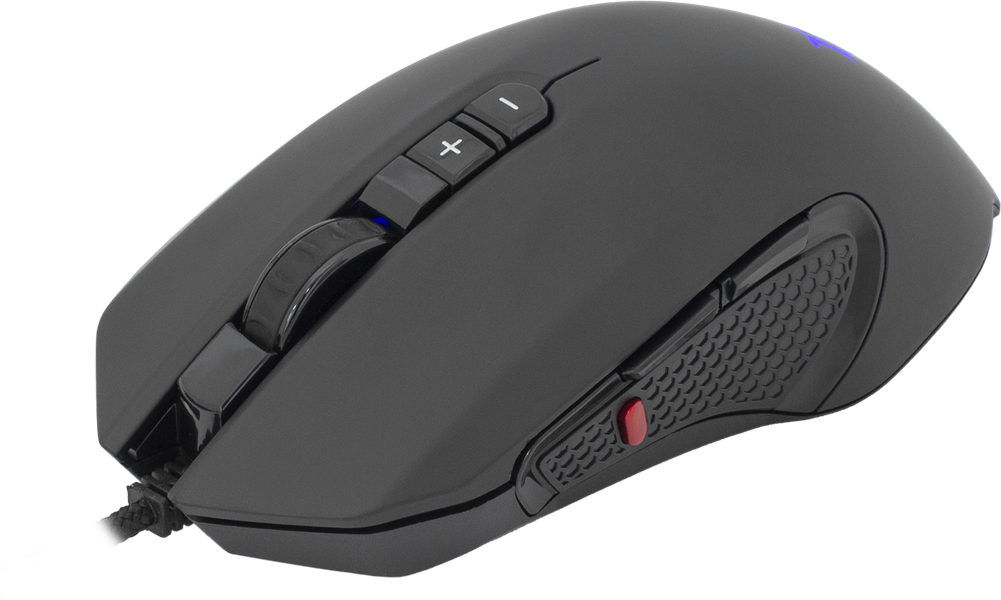 GM-5011 GRIFLET Gaming muis met RGB en 6400 dpi - Zwart