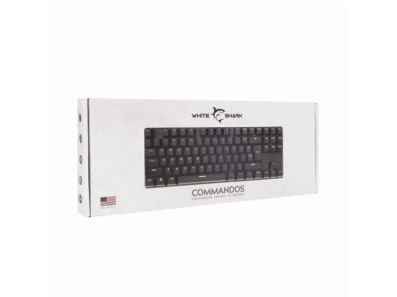 White Shark Commandos Compact mechanisch toetsenbord gk-2106 blue switch