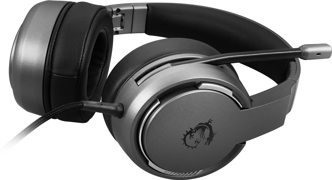 MSI IMMERSE GH40 ENC hoofdtelefoon/headset Bedraad Hoofdband Gamen Zwart
