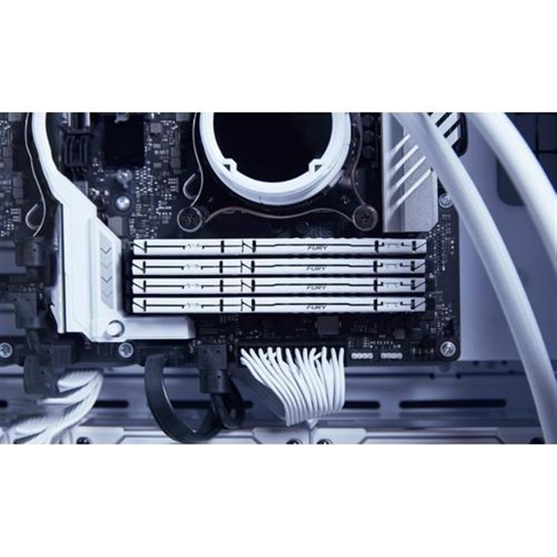 Kingston Technology FURY Beast 32GB 6400MT/s DDR5 CL32 DIMM White XMP
