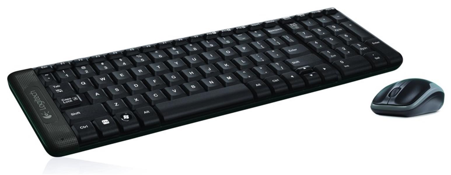 Logitech MK220 toetsenbord RF Draadloos QWERTY Internationaal EER Zwart