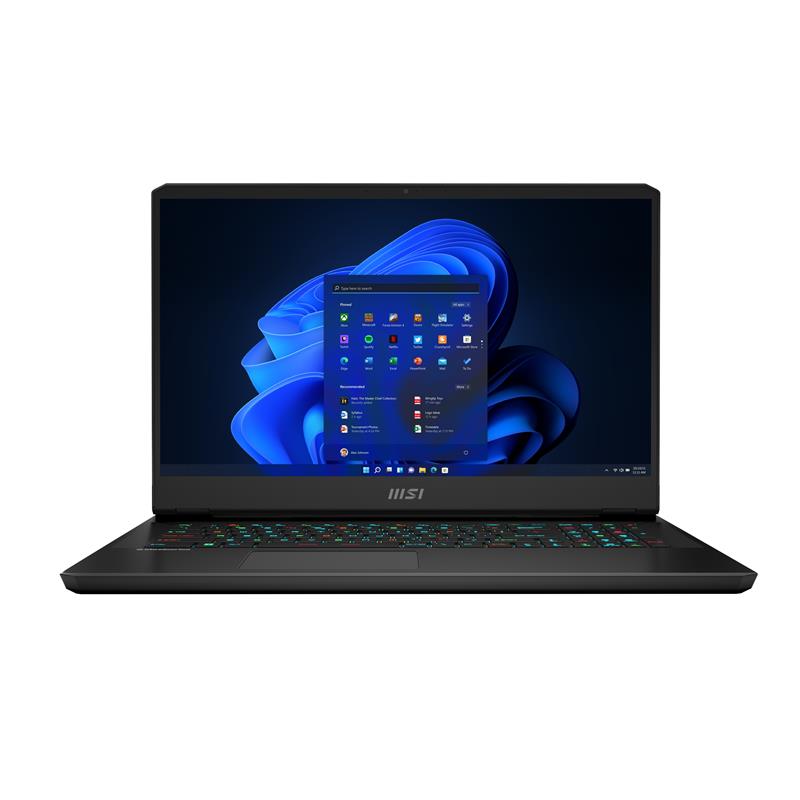 MSI Gaming GP76 12UHO-829NL Vector Laptop 43,9 cm (17.3"") Full HD Intel® Core™ i9 i9-12900H 16 GB DDR5-SDRAM 1 TB SSD NVIDIA GeForce RTX 3080 Wi-Fi 6