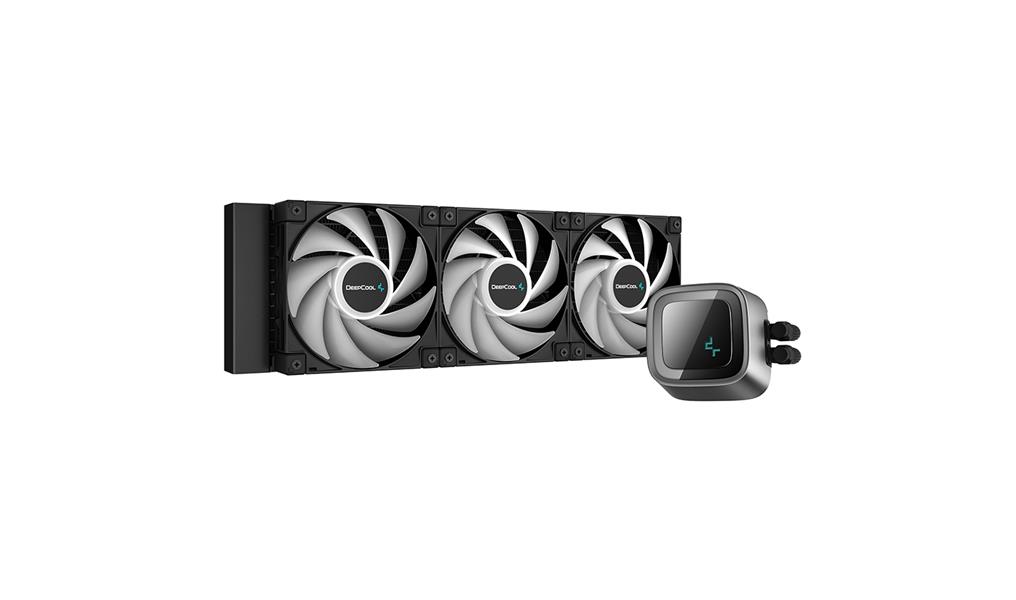 DeepCool LS720 Processor Alles-in-één vloeistofkoeler 12 cm Zwart 1 stuk(s)