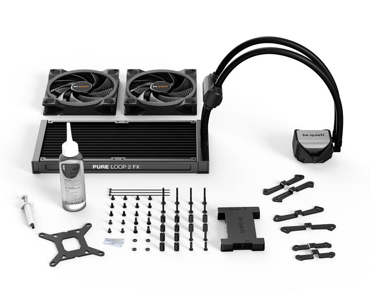 be quiet! Pure Loop 2 FX 280mm Processor Alles-in-één vloeistofkoeler 14 cm Zwart 1 stuk(s)