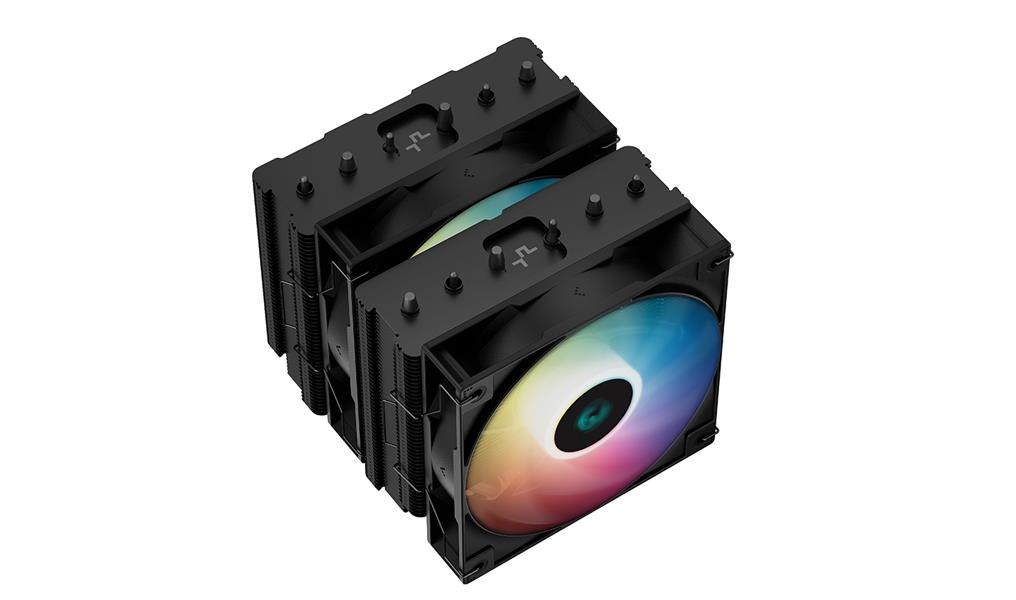 DeepCool AG620 BK ARGB Processor Luchtkoeler 12 cm Zwart, Wit 1 stuk(s)